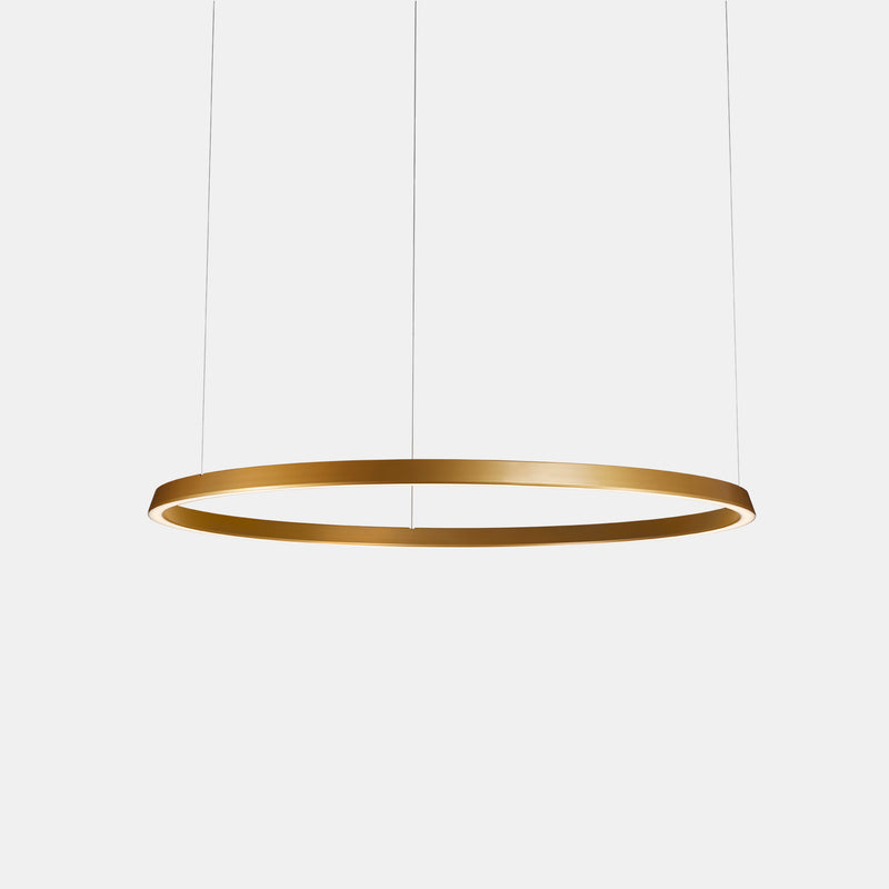 Circular Downward ø2000 Surface Pendant | 108.0W 3000K CRI92 | Gold | CS4C-00W9AZOSEF