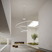 Circular Downward 3 Rings (ø2000 ø1200 ø600) Pendant | 190.0W 3000K CRI92 | White | CS4H-00W9AZOS14