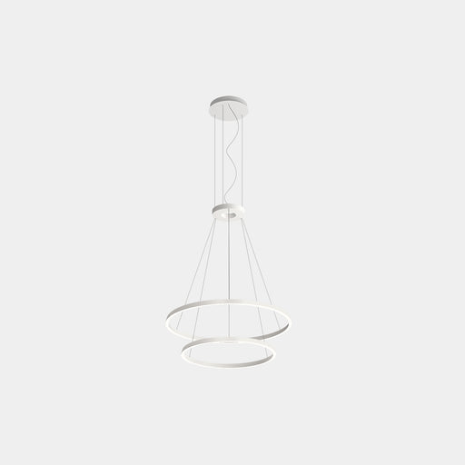 Circular Downward 2 Rings (ø900 ø600) Pendant | 77.5W 2700K CRI92 | White | CS4N-00V9AZOS14