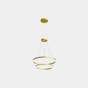 Circular Downward 2 Rings (ø900 ø600) Pendant | 77.5W 4000K CRI92 | Gold | CS4N-00X9AZOSEF