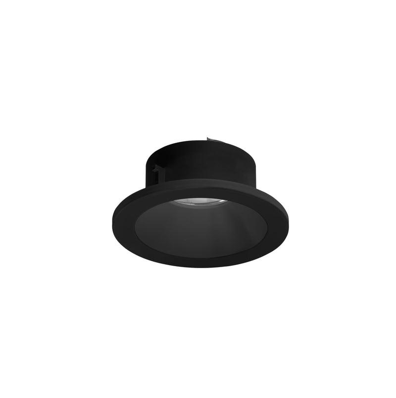 DE-0130-NEG, DOWNLIGHT TER GU10 8W BLACK, Black, Transparent