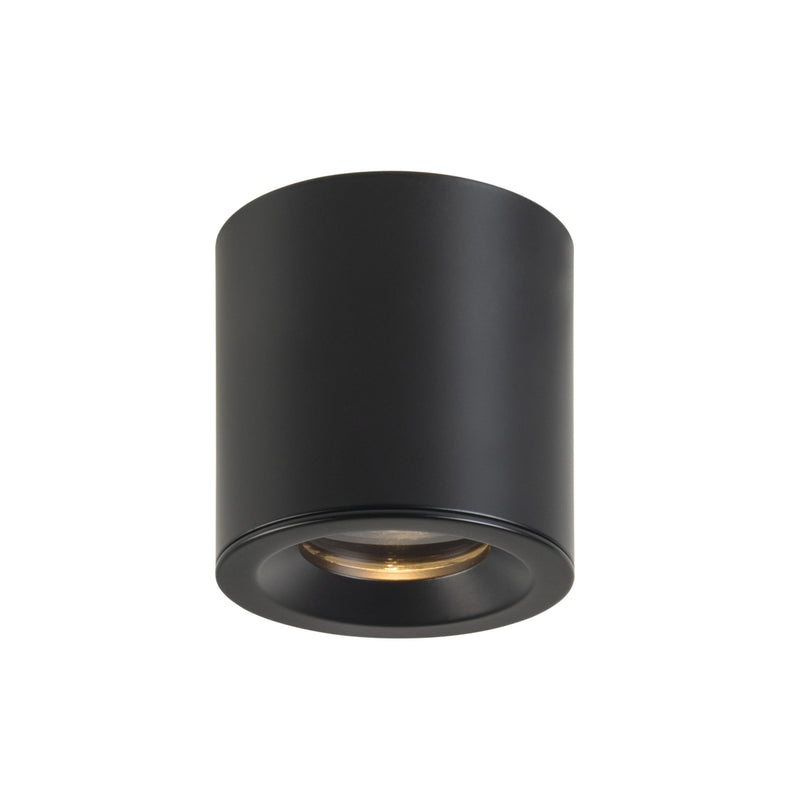 DE-0131-NEG, DOWNLIGHT FAB GU10 8W BLACK, Black, Transparent