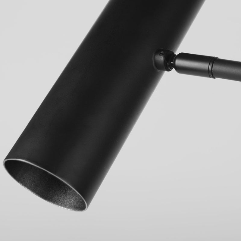 DE-0135-NEG, FLOOR LAMP MEDS GU10 8W BLACK, Black