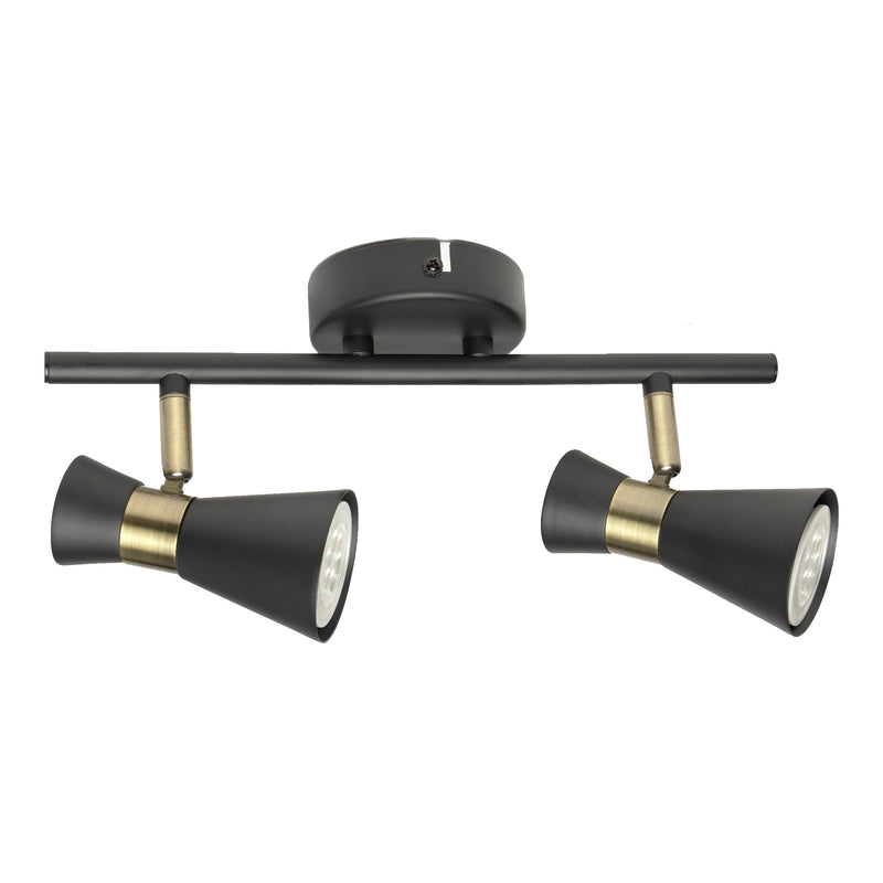 SPOTLIGHTS SERIES EUFO DOUBLE GU10 BLACK GOLD