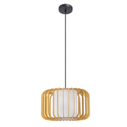 PENDANT VIVA E27 15W BLACK LIGHT WOOD