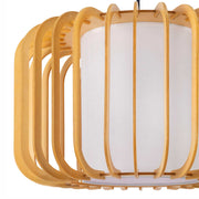 PENDANT VIVA E27 15W BLACK LIGHT WOOD