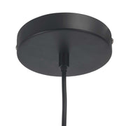 PENDANT VIVA E27 15W BLACK LIGHT WOOD