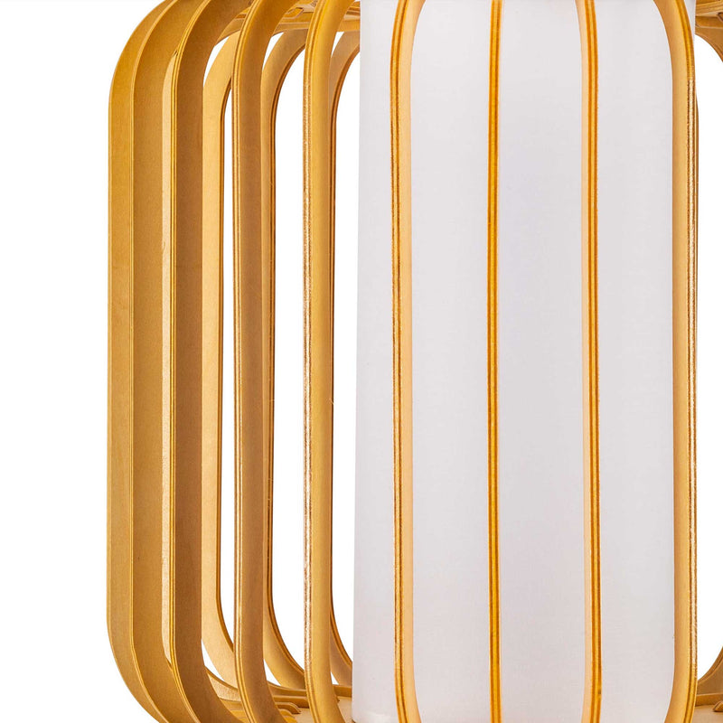 FLOOR LAMP VIVA E27 15W BLACK LIGHT WOOD