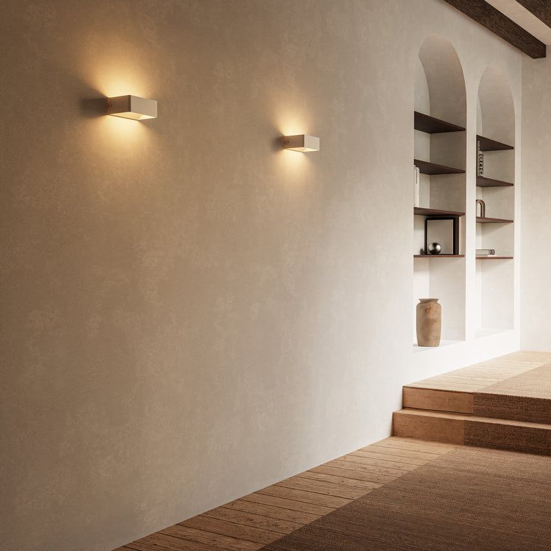 DE-0231-BLA, WALL FIXTURE TOPPI 150MM LED 5.8W LED WARM-WHITE 3000K ON-OFF  530.00, White