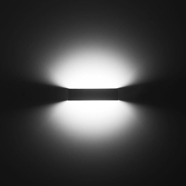 DE-0232-BLA, WALL FIXTURE TOPPI 250MM LED 11.5W LED WARM-WHITE 3000K ON-OFF  1100.00, White