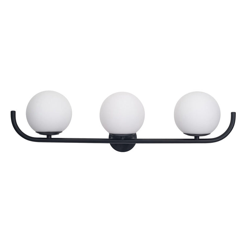 WALL FIXTURE SFERA TRIPLEX G9 18W BLACK