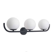 WALL FIXTURE SFERA TRIPLEX G9 18W BLACK