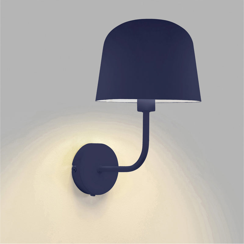 DE-0247-AZU, WALL FIXTURE FRES E14 9W BLUE, Blue