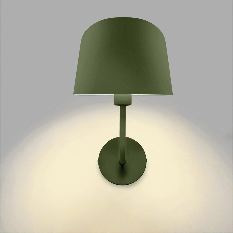 DE-0247-VER, WALL FIXTURE FRES E14 9W GREEN, Green
