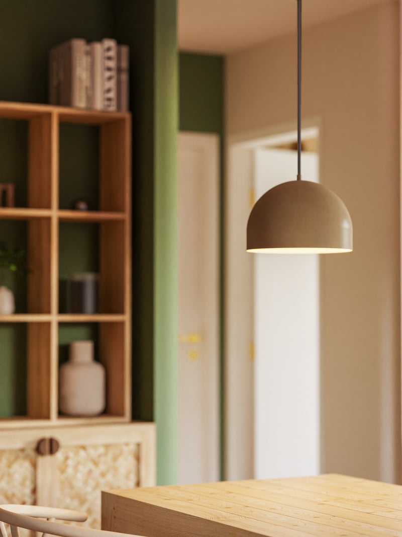 DE-0248-BEI, PENDANT FRES E27 15W BEIGE, Beige