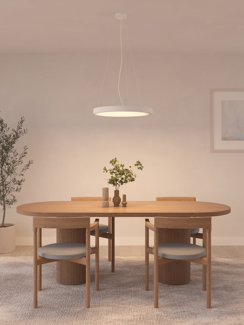 CEILING FIXTURE STAC Ø600MM LED 37.2W SW 2700-3200-4000K ON-OFF WHITE 3248LM