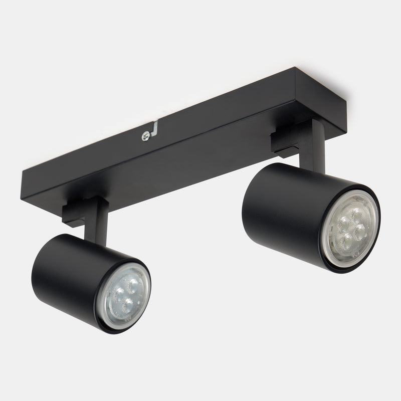SPOTLIGHTS SERIES KAPLAN 2 BODIES GU10 BLACK