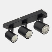 SPOTLIGHTS SERIES KAPLAN 3 BODIES GU10 BLACK