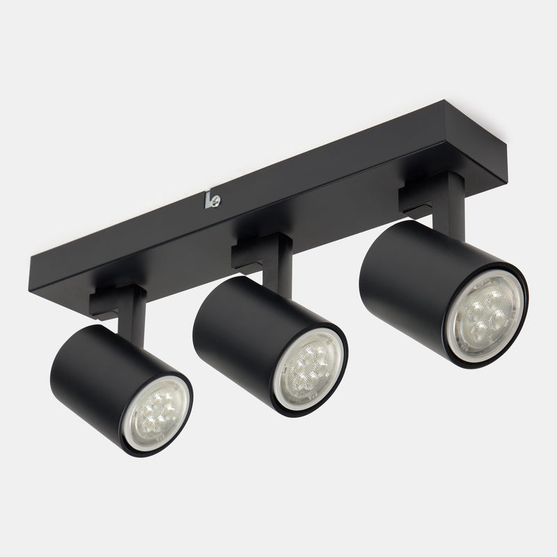 SPOTLIGHTS SERIES KAPLAN 3 BODIES GU10 BLACK
