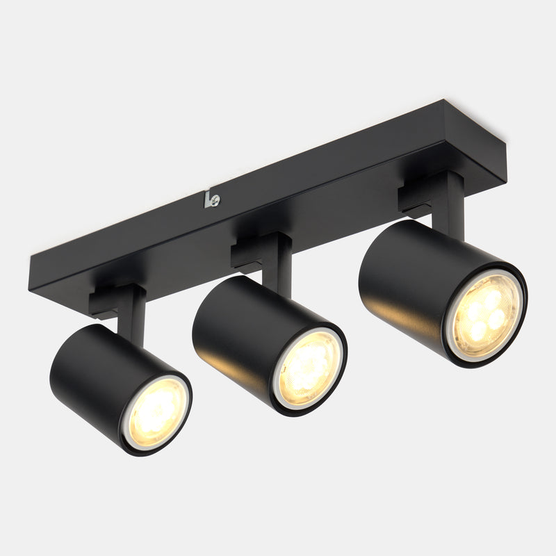 SPOTLIGHTS SERIES KAPLAN 3 BODIES GU10 BLACK