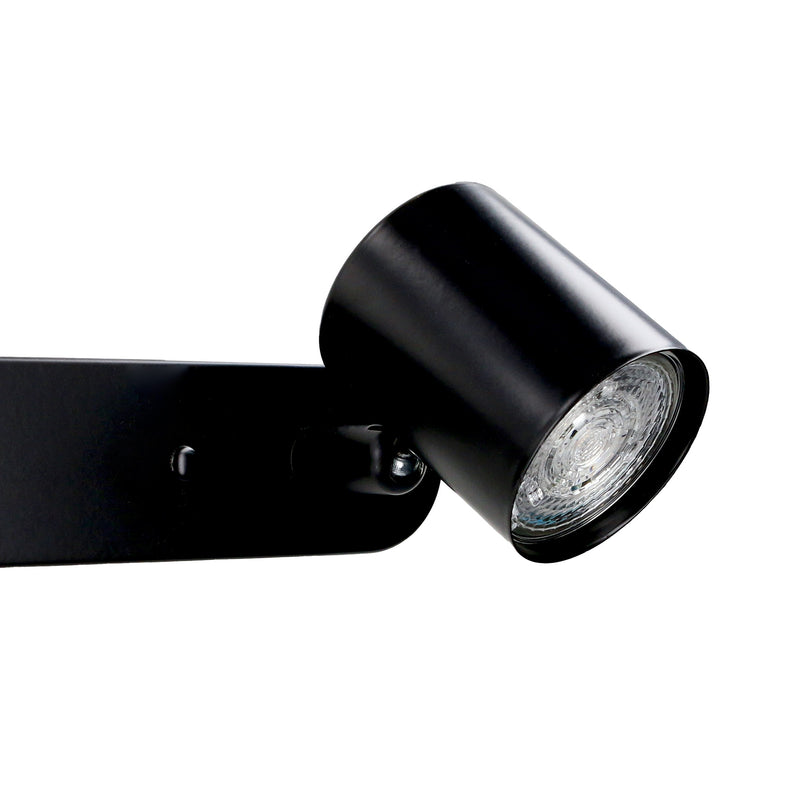 DE-0480-NEG, SPOTLIGHTS SERIES KEEPER DOUBLE GU10 16W BLACK, Black