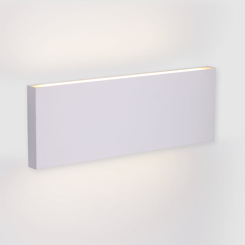 DE-0509-BLA, WALL FIXTURE THIN LED 7.8W LED WARM-WHITE 3000K ON-OFF  860.00, White, Tinted