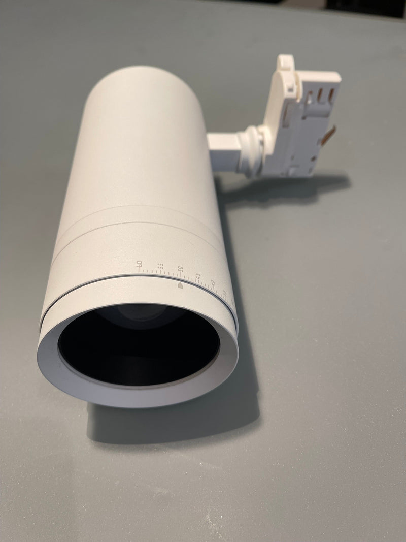 Morpheos White Dimmable CRI90 Zoom 10-60 Degree 3 Circuit Tracklight , CCT Colour Changing 3000K,4000K,5700K