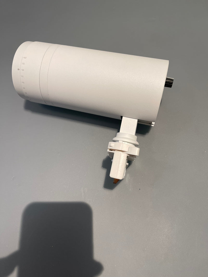 Morpheos White CRI90 3 Circuit Tracklight with onboard Dimmer,Zoom 10-60 Degree Function CCT Colour Changing