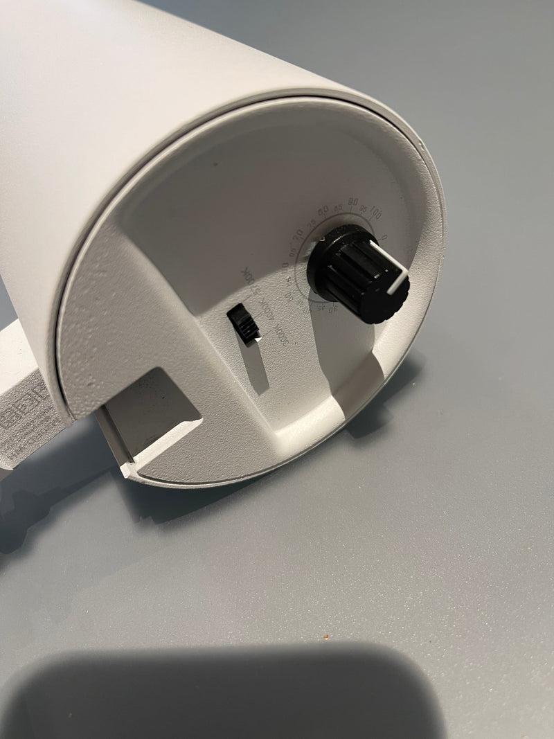 Morpheos White CRI90 3 Circuit Tracklight with onboard Dimmer,Zoom 10-60 Degree Function CCT Colour Changing