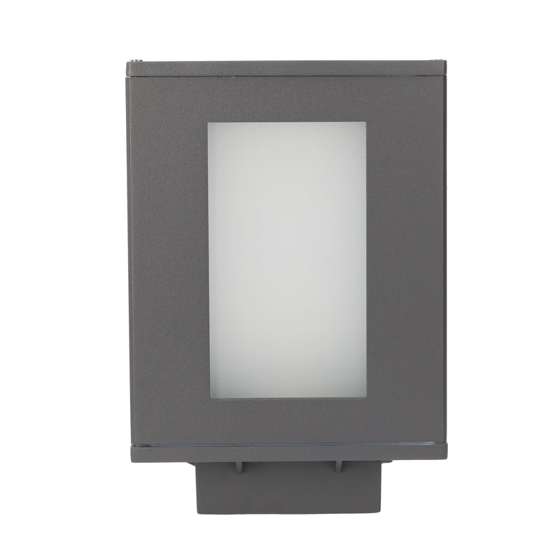 PX-0033-ANT, BOLLARD IP44 ALFIL E27 15W URBAN GREY, Urban grey, Matt