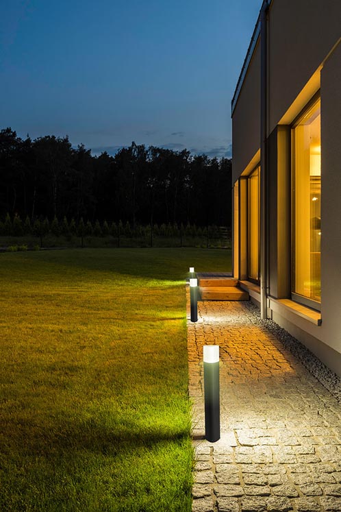 PX-0087-ANT, BOLLARD IP44 MANDELA 800MM E27 15W URBAN GREY, Urban grey, Opal