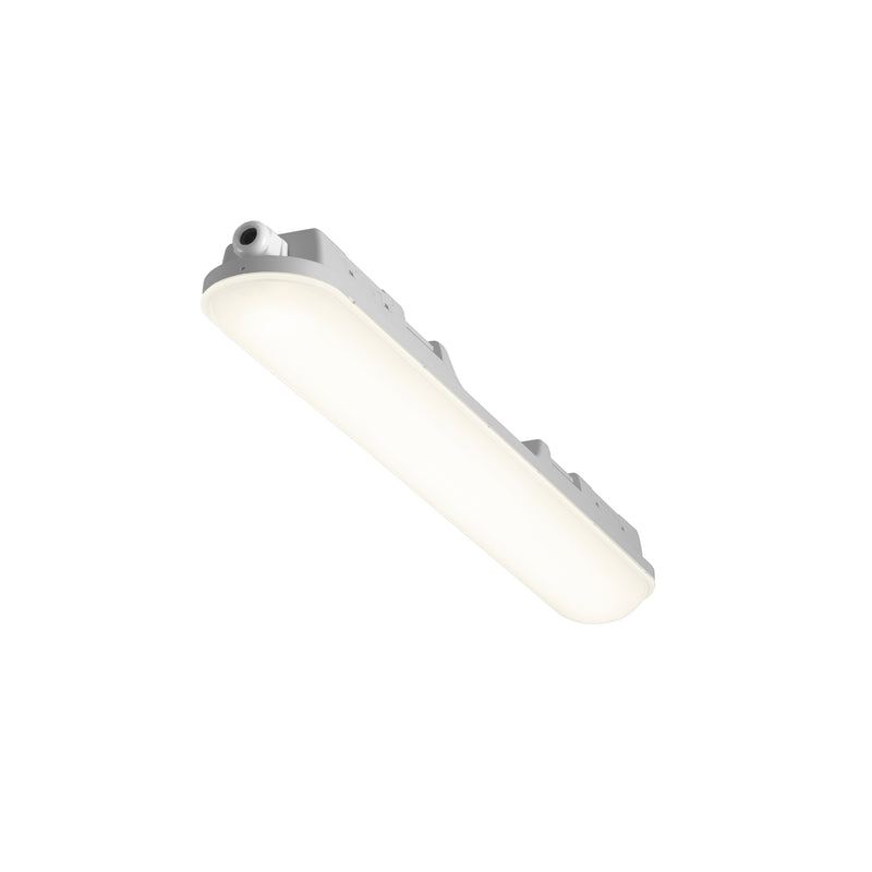 PX-0306-GRI, CEILING FIXTURE IP65 POP 560MM LED 16.1W LED WARM-WHITE 4000K ON-OFF GREY 164, Grey, Transparent