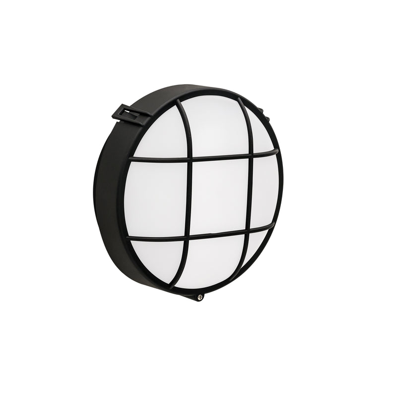 CEILING FIXTURE IP44 FOND ROUND E27 15W BLACK