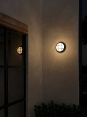 CEILING FIXTURE IP44 FOND ROUND E27 15W BLACK