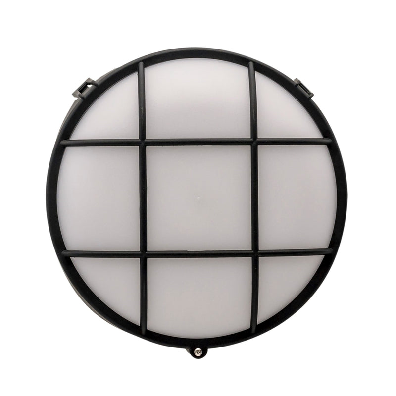 CEILING FIXTURE IP44 FOND ROUND E27 15W BLACK
