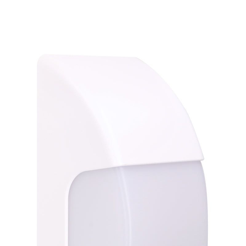 PX-0352-BLA, WALL FIXTURE IP65 AREA E27 15W , White, Opal