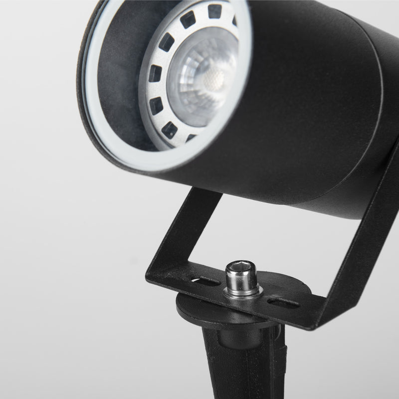 PX-0360-NEG, SPOTLIGHT IP65 HIT GU10 8W BLACK, Black, Transparent
