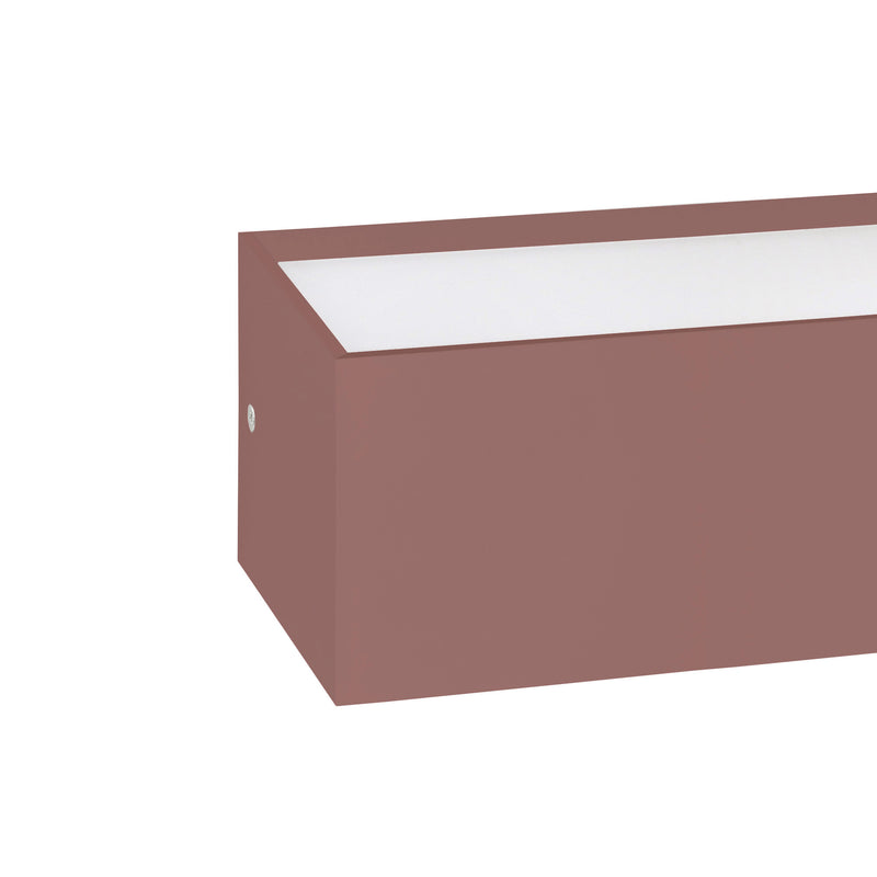 PX-0375-MAR, WALL FIXTURE IP65 ARA BIG E27 15W BROWN, Brown, Opal