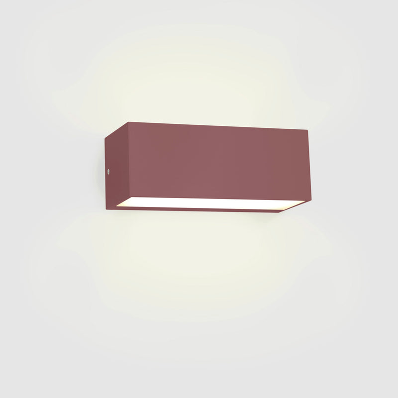 PX-0375-MAR, WALL FIXTURE IP65 ARA BIG E27 15W BROWN, Brown, Opal