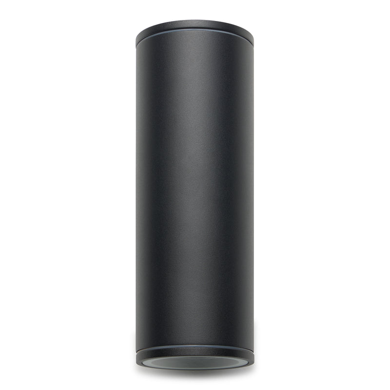 PX-0379-NEG, WALL FIXTURE IP54 ORION DOUBLE EMISSION LED 13.1W LED WARM-WHITE 3000K ON-OFF BL, Black, Transparent