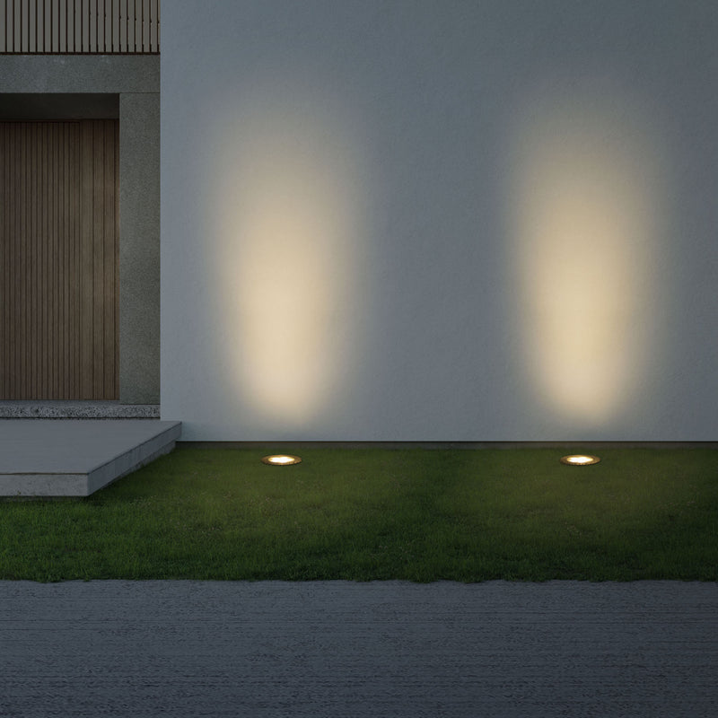 PX-0520-INO, RECESSED UPLIGHTING IP65-IP67 INCASSO LED 6.2W LED WARM-WHITE 3000K ON-OFF STAIN, Stainless steel, Transparent