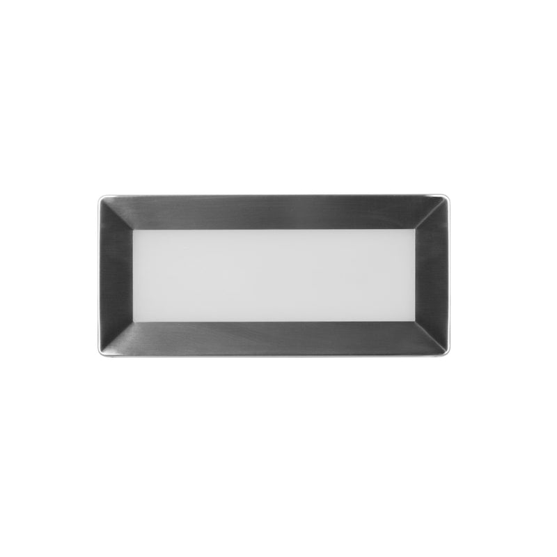 PX-0540-ALU, WALL FIXTURE IP65 RECT RECTANGULAR LED 3.3W LED WARM-WHITE 3000K STAINLESS STEEL, Stainless steel, OPAL