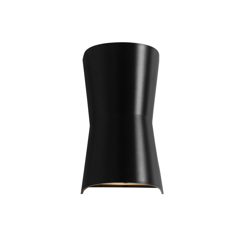 PX-0551-NEG, WALL FIXTURE IP65 PRISMA GU10 16W BLACK, Black, Tinted