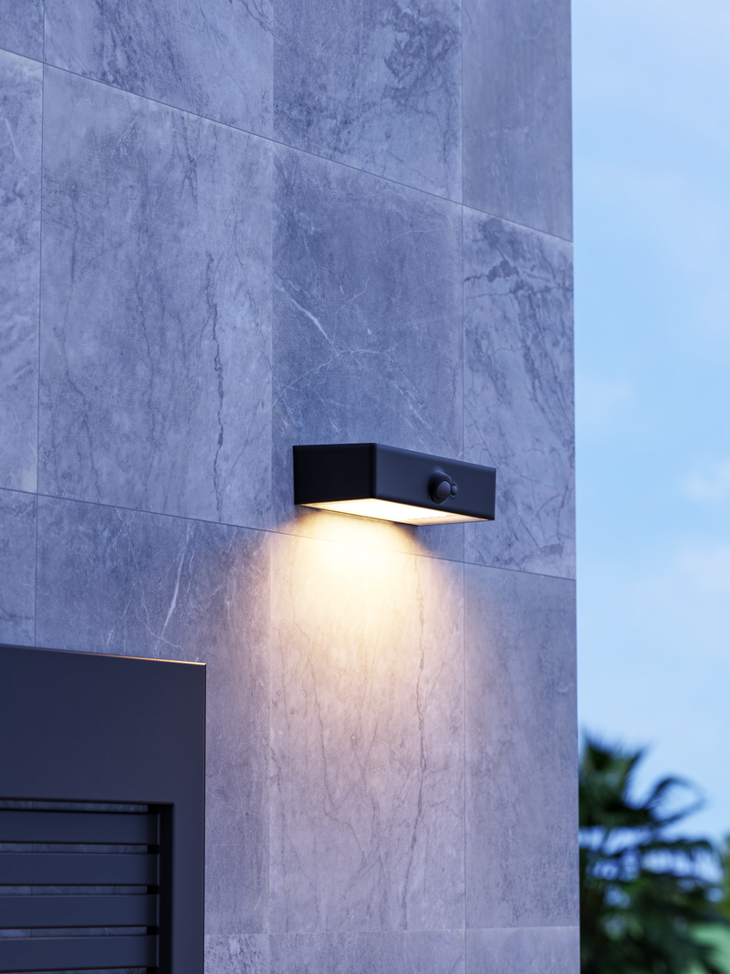 WALL FIXTURE IP54 RET LED 6.5W LED WARM-WHITE 3000K BLACK 960