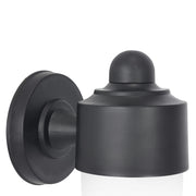 WALL FIXTURE IP44 ALAN ROUND E27 15W BLACK