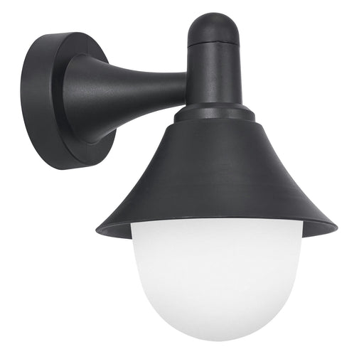 WALL FIXTURE IP44 ALAN CONIC E27 15W BLACK