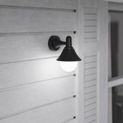 WALL FIXTURE IP44 ALAN CONIC E27 15W BLACK