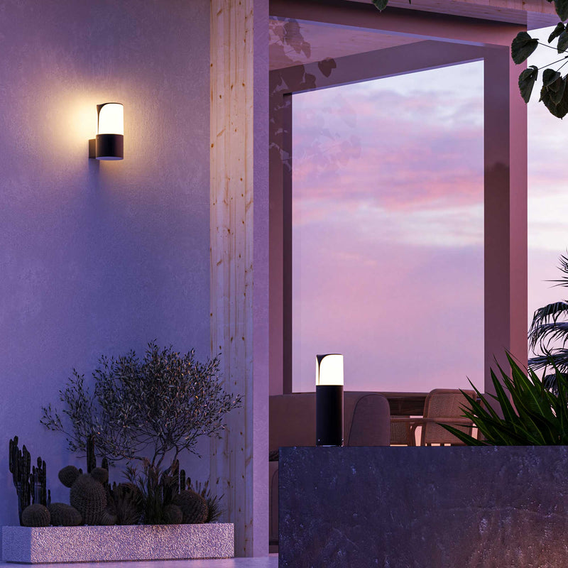 PX-0627-ANT, WALL FIXTURE IP54 ASTRA E27 15W URBAN GREY, Urban grey, OPAL
