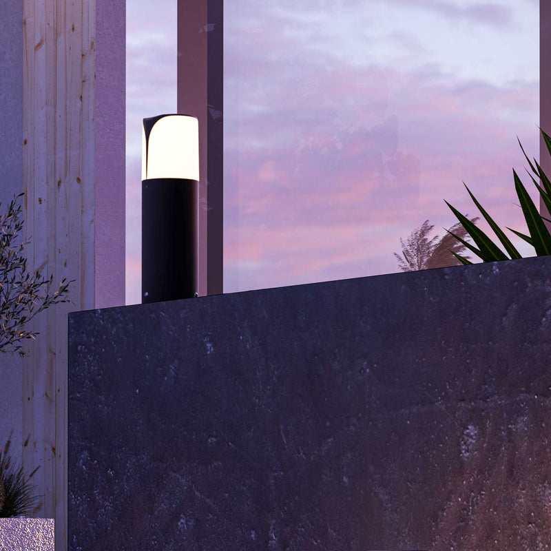 PX-0628-ANT, BOLLARD IP54 ASTRA 300MM E27 15W URBAN GREY, Urban grey, OPAL