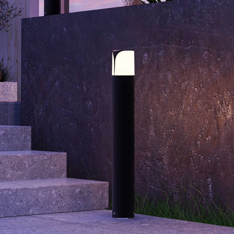PX-0630-ANT, BOLLARD IP54 ASTRA 800MM E27 15W URBAN GREY, Urban grey, OPAL
